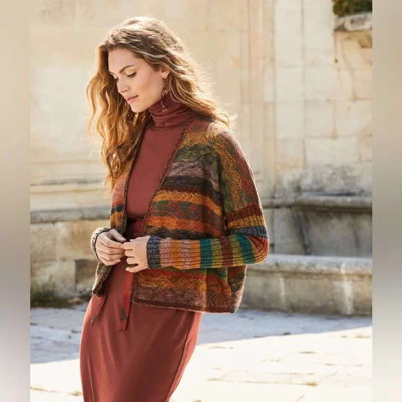 Peruvian Connection Salina alpaca Cardigan size XS/SM EUC - Picture 1 of 16